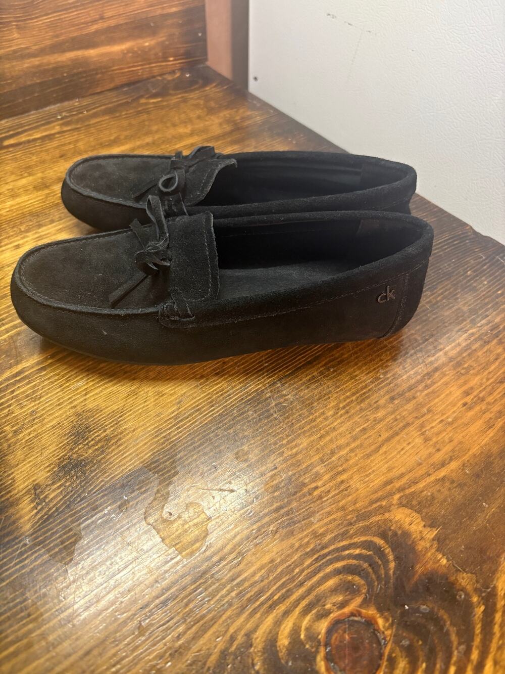 Calvin Klein black loafers size 5